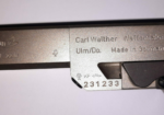 Kal 22 OSP Sportpistole Walther mit Holzgriff